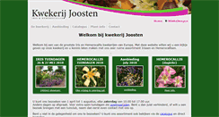 Desktop Screenshot of kwekerij-joosten.nl